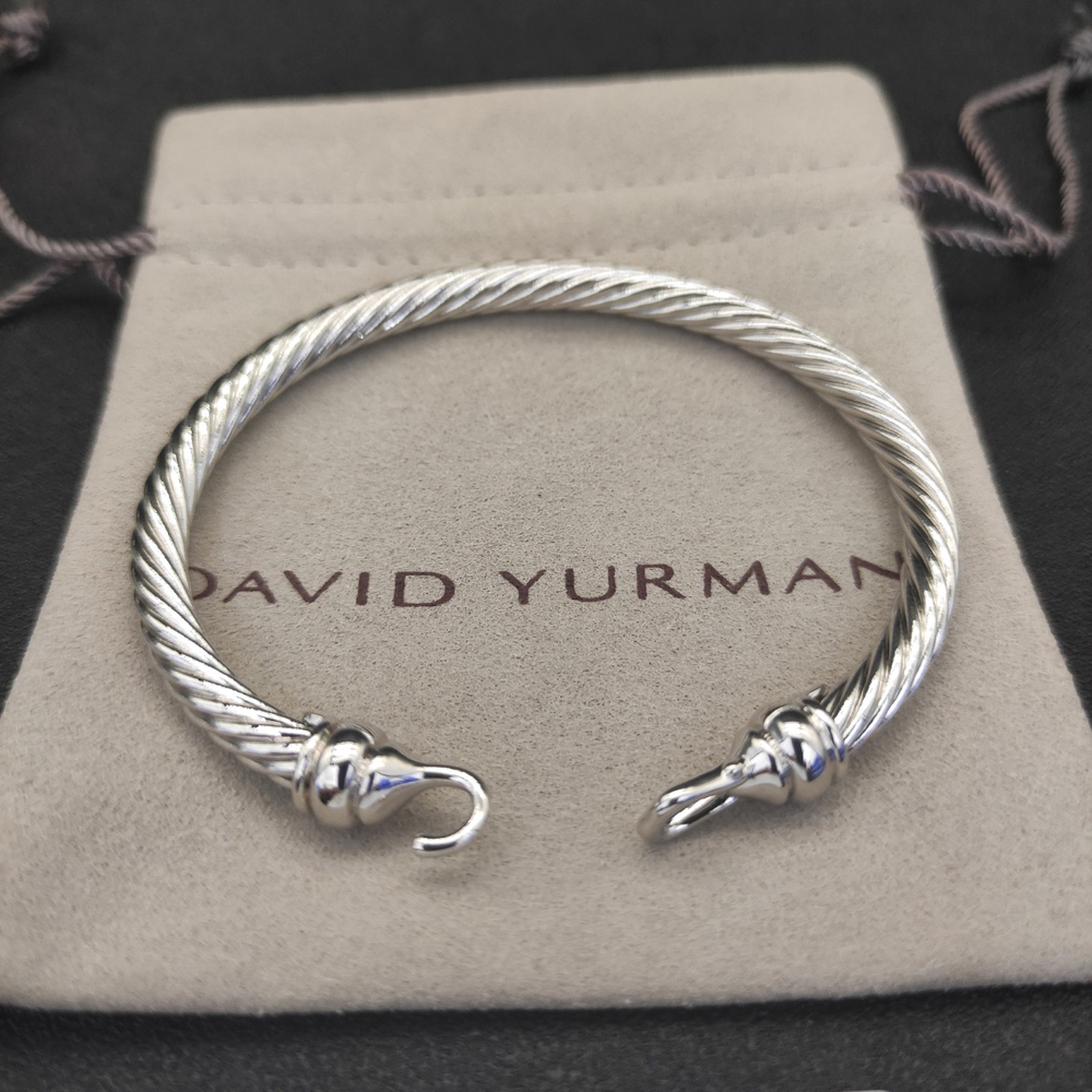 David Yurman 5mm silver hook bracelet